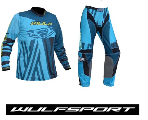 Adult motocross blue kit - , set
