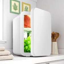 8L Mini Refrigerator Bedroom Mini Can Fridge Cooling Warming Container Home RV