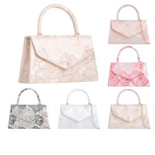 Womens Satin Clutch Bag Top