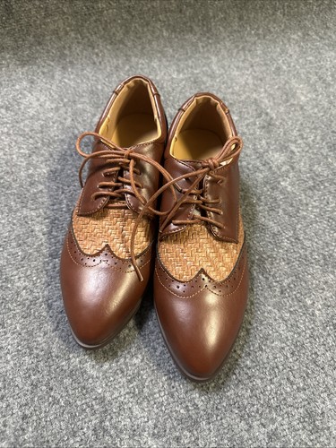 Women british lace flat - lace, up