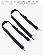 2 Pack Adjustable Mitten Clips