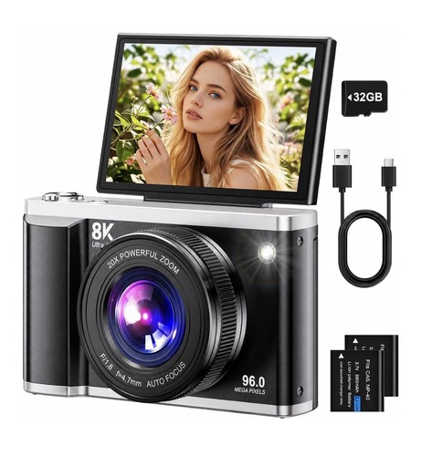 Digital camera 96mp - digital, 8k