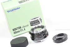 Voigtlander NOKTON 40mm  f /1.4 classic   Leica M / VM mount