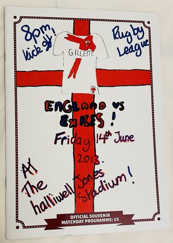 England exiles rugby league - v,