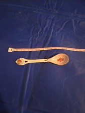 Pretty ceramic sugar or jam spoon, floral design. No chips or cracks