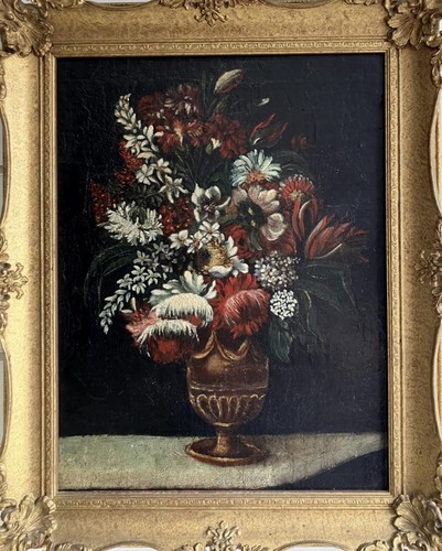 Antique oil painting dutch - oil,