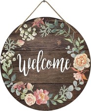 Front Door Welcome Sign