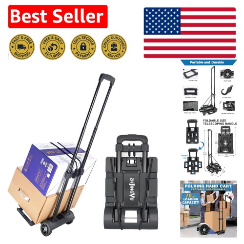 Durable folding trolley dolly - folding,