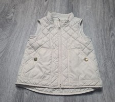 3-4 Years Girls GAP Cream Quilted Gilet Please Read (A5)