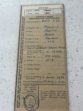 Austin Ascot 1936 Vintage Car Log Book RF60  .. Memorabilia