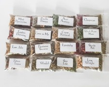 Set of 16 Magical Herb Blends - Witch Wicca Pagan Witchcraft Charm Spells Ritual