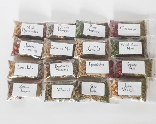 Set magical herb blends - of,