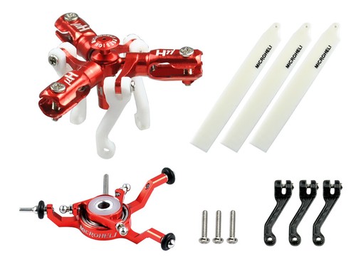 Microheli cnc triple blades - cnc,