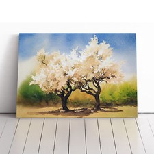 Sparkling Trees Canvas Wall Art Print Framed Picture Decor Living Room Bedroom