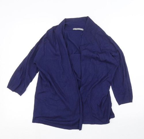 Womens blue neck viscose - m&s,
