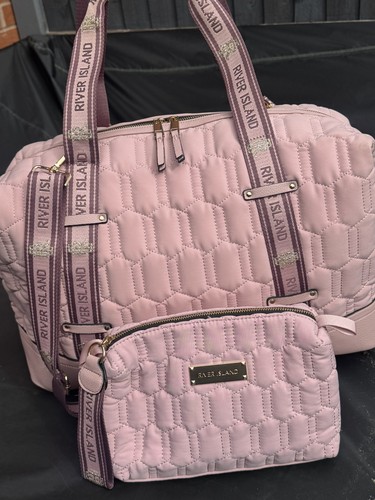 River island quilted webbing - river,