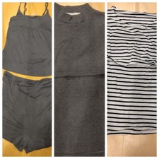 Bundle Of Nursing Breastfeeding Clothes Size M Tops Pyjamas