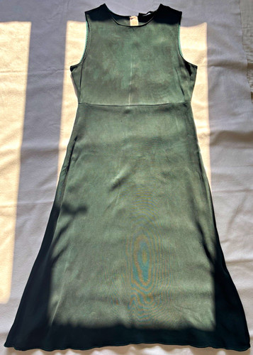 Zara woman green satin - woman,