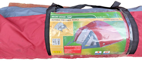 Person tent red grey - 3,