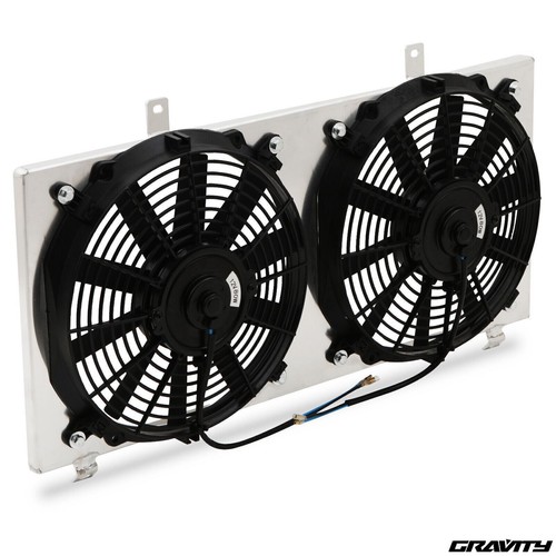 Aluminium race radiator 12v - race,