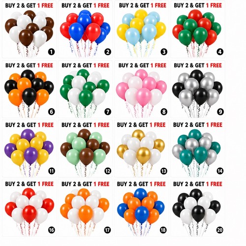 100 latex pearl balloons - latex,