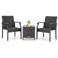 3PC Wicker Patio Set Cushion
