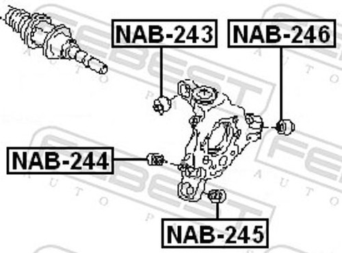 Fits febest nab - fits, nab-243