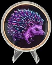 .999 Fine Copper Hedgehog Art
