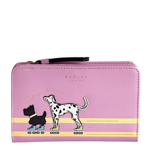 Radley purse pink leather coin - radley,