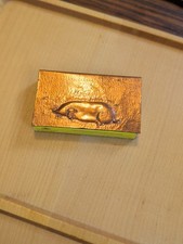 Vintage Copper Matchbox Holder