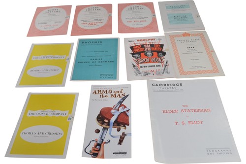 Vintage theatre programmes - theatre,