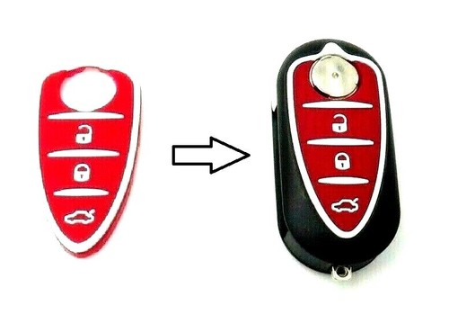 Button remote key fob rubber - remote,