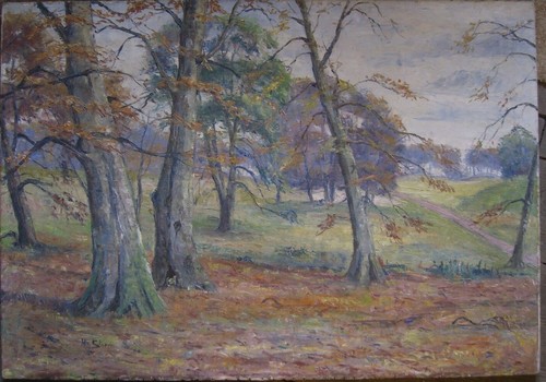 Oil painting storm - painting,