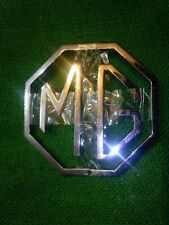 MG 3 Piece Chrome Original Bootlid Badge 1969 MGB, MGC.Magnette, Etc