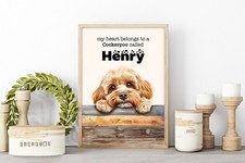 Personalised Cockerpoo Dog Art