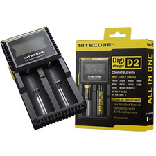Nitecore D2 Digicharger Battery Charger - UK Plug