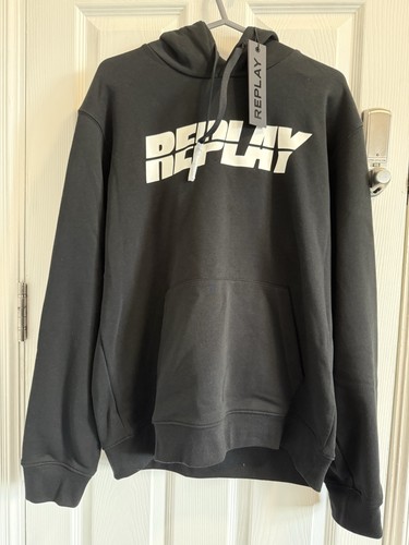 Replay men black hoodie - replay,