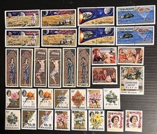 Cook Island Picture 1 Shows Hurricane Relief Overprints Mounted Mint.