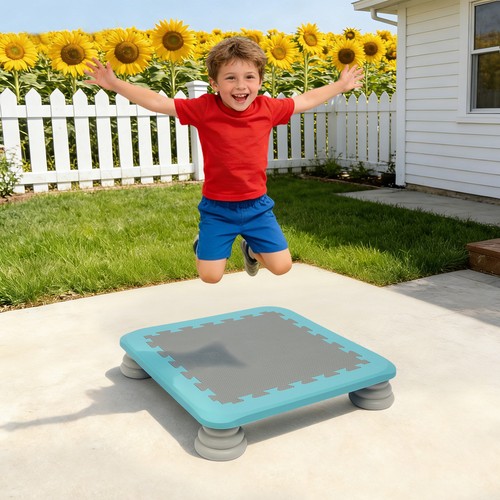 Childrens trampoline square - childrens,