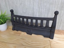 Vintage Black Cast Iron Fire Fret 18"