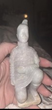 Jade Jadeite Terracotta Soldier Statue