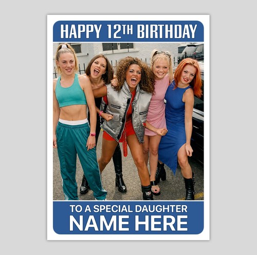 Spice girls personalised - spice, a5