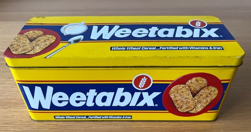 Vintage weetabix metal tin - weetabix,