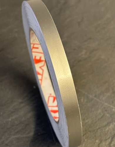 10mm silver gloss pin stripe - 10mm,