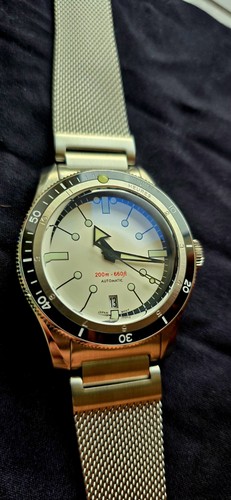 Sea knight mens - white, dial