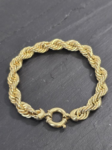 9ct gold rope - 9ct, link