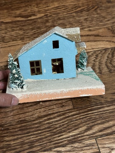 Vintage christmas village putz - vintage,