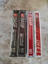 Basf C 60-90  blank Cassette Tapes (4)