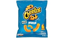 Cheetos Puffs Cheese Multipack Crisps 6x13g