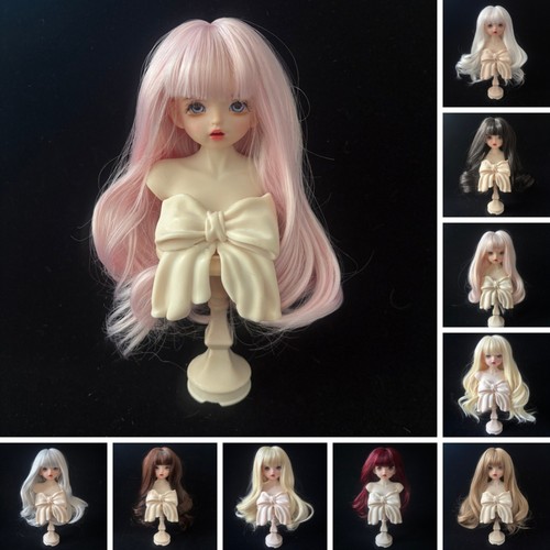 Dolls hair long wig - long, wavy